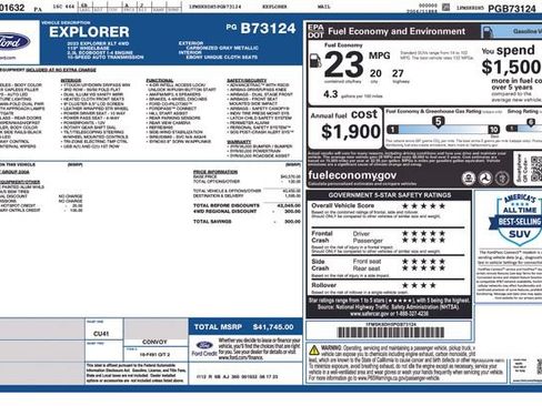 Used 2023 Ford Explorer XLT AWD/4WD image 28