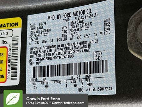 New 2026 Ford Bronco Sport Big Bend AWD/4WD image 33