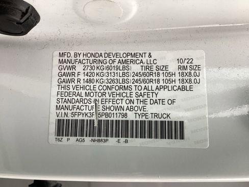 Used 2023 Honda Ridgeline Black Edition image 16