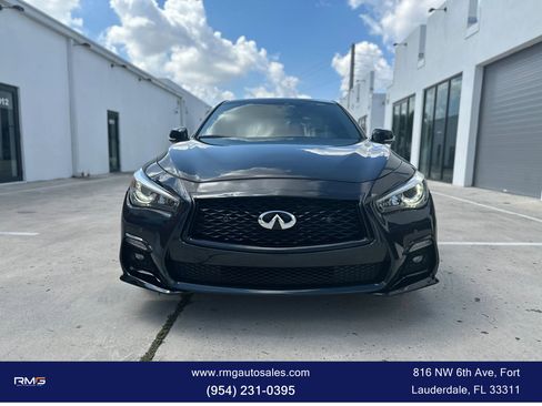 Used 2023 INFINITI Q50 Red Sport 400 w/ Black Opal Edition image 9