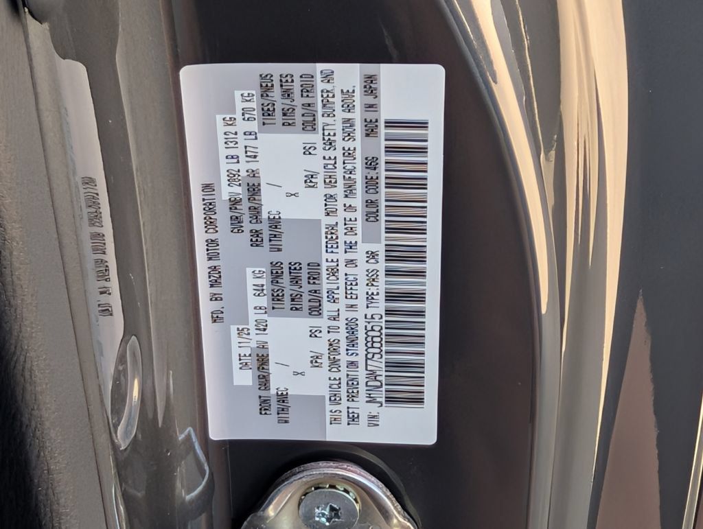 Used 2025 MAZDA MX-5 Miata RF Grand Touring RWD image 29