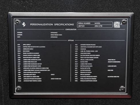 Certified 2022 Ferrari 296 GTB RWD image 19