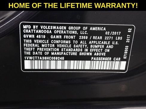 Used 2017 Volkswagen Passat 1.8T SEL Premium image 53