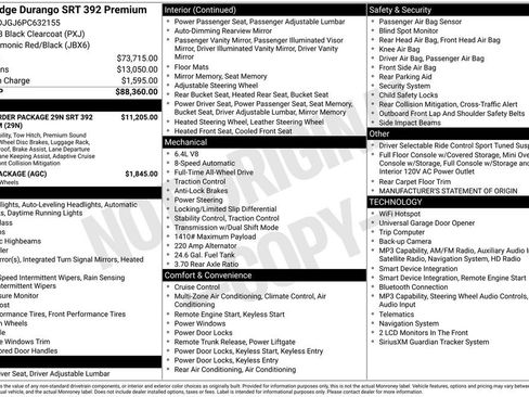 Used 2023 Dodge Durango SRT AWD/4WD image 3