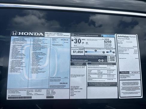New 2026 Honda CR-V EX-L image 20