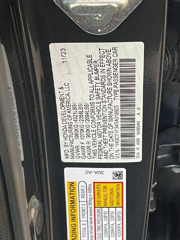 Used 2024 Honda Accord EX image 34