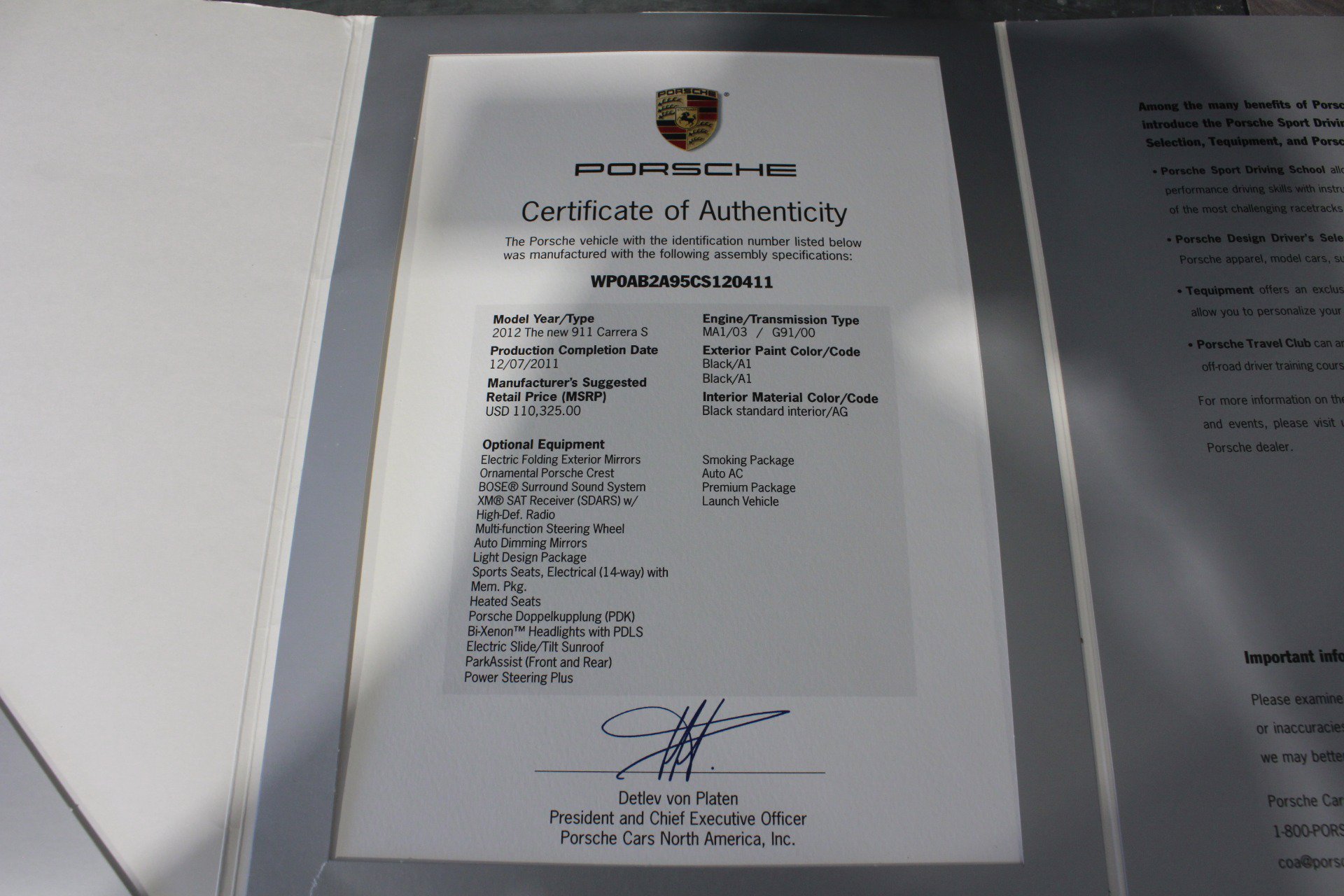 Used 2012 Porsche 911 Carrera S RWD image 3