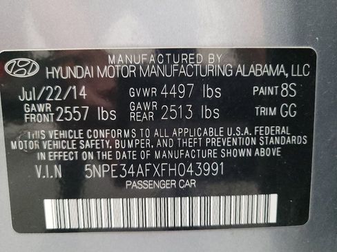 Used 2015 Hyundai Sonata Sport w/ Option Group 03 FWD image 33