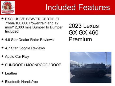 Used 2023 Lexus GX 460 Premium w/ Premium Package image 5