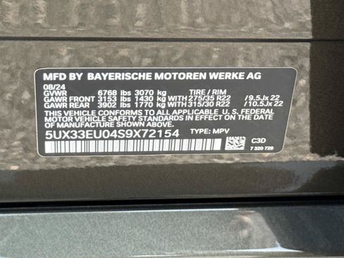 Used 2025 BMW X5 M60i AWD/4WD image 30