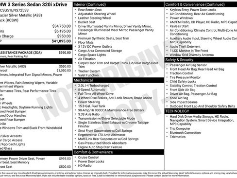 Used 2014 BMW 320i xDrive Sedan w/ Driver Assistance Package image 2