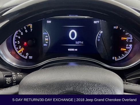 Used 2018 Jeep Grand Cherokee Overland AWD/4WD image 16