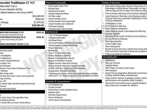Used 2024 Chevrolet TrailBlazer LT w/ LT Cold Weather Package AWD/4WD image 11