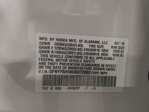 Used 2016 Honda Pilot EX-L image 33