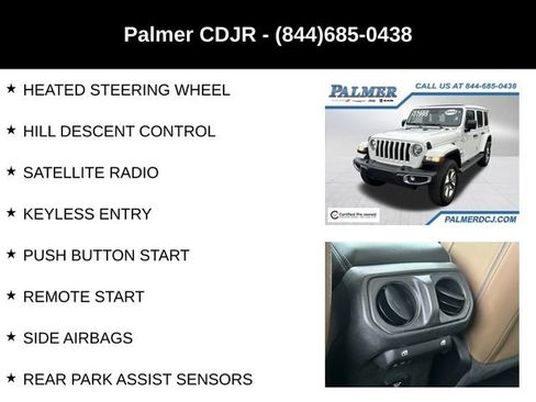 Certified 2022 Jeep Wrangler Unlimited Sahara w/ Cold Weather Group image 18