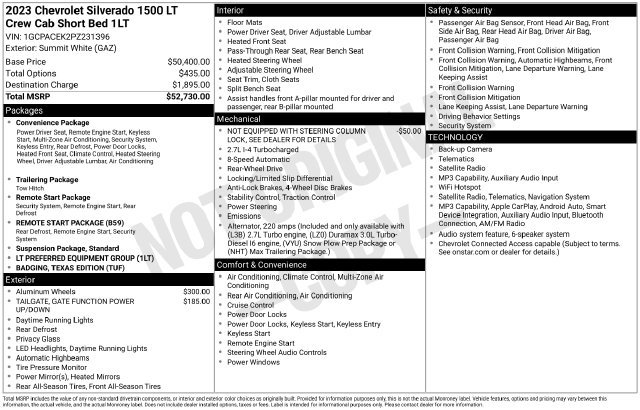 Used 2023 Chevrolet Silverado 1500 LT RWD image 26