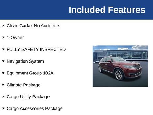 Used 2016 Lincoln MKX Reserve w/ Climate Package FWD image 5