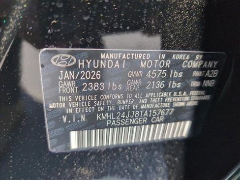 New 2026 Hyundai Sonata Blue FWD image 20