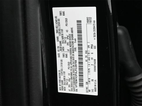 Used 2020 Ford F150 XLT w/ Equipment Group 302A Luxury image 26