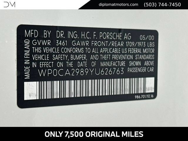 Used 2000 Porsche Boxster RWD image 43