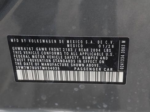 New 2026 Volkswagen Jetta SE FWD image 44