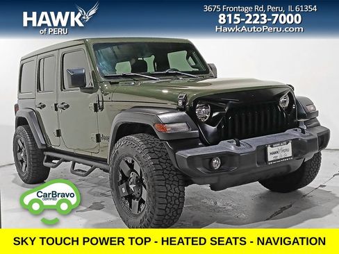 Used 2023 Jeep Wrangler Unlimited Sport w/ Sun And Sound Package AWD/4WD image 1