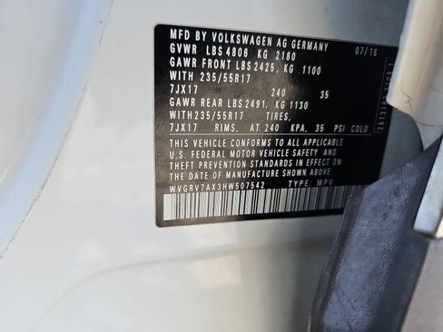 Used 2017 Volkswagen Tiguan Wolfsburg Edition FWD image 9
