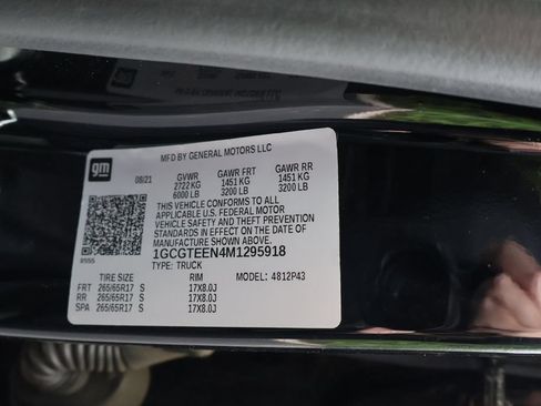 Certified 2021 Chevrolet Colorado ZR2 AWD/4WD image 50