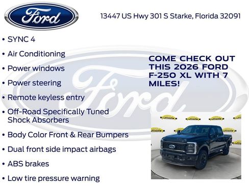New 2026 Ford F250 XL w/ STX Appearance Package image 25