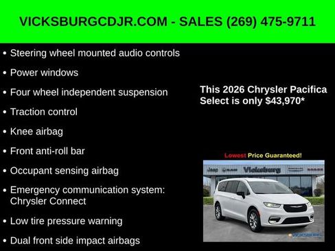 New 2026 Chrysler Pacifica Select image 16