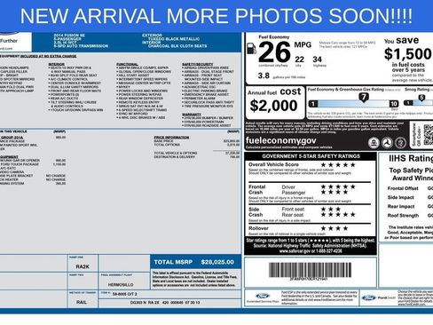 Used 2014 Ford Fusion SE FWD image 2