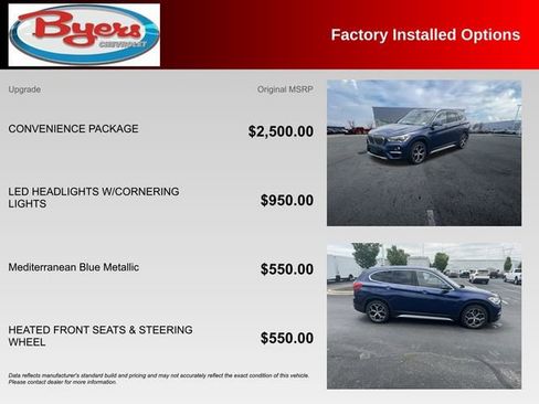 Used 2019 BMW X1 xDrive28i w/ Convenience Package AWD/4WD image 10