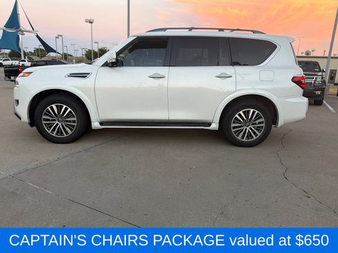 Used 2021 Nissan Armada SL w/ Captain's Chairs Package RWD image 3