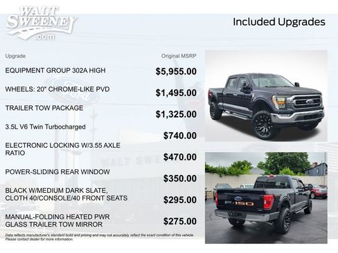 Certified 2022 Ford F150 XLT w/ Equipment Group 302A High AWD/4WD image 11