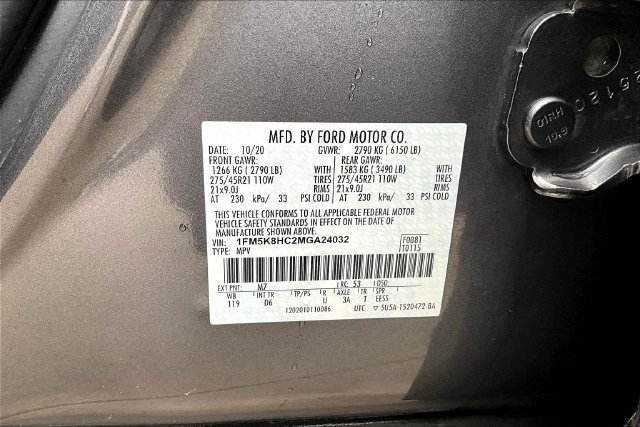 Used 2021 Ford Explorer Platinum w/ Equipment Group 601A AWD/4WD image 19