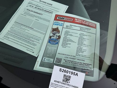 Certified 2024 Subaru Outback Limited XT image 13