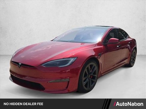 Used 2023 Tesla Model S Plaid AWD/4WD image 1
