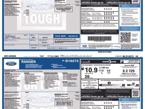 Used 2021 Ford Ranger Lariat w/ Trailer Tow Package AWD/4WD image 20