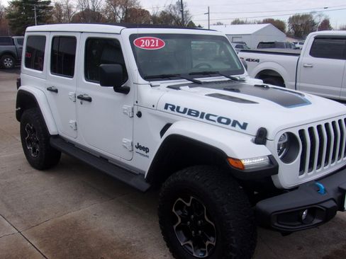 Used 2021 Jeep Wrangler Unlimited Rubicon 4xe w/ Safety Group image 4