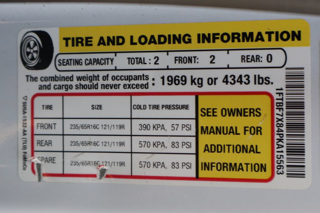 Used 2023 Ford Transit 350 148 High Roof Extended w/ Fleet Safety Package RWD image 42