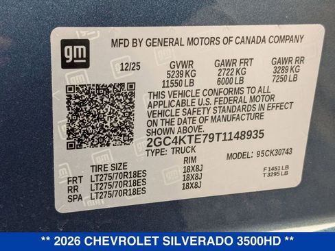 New 2026 Chevrolet Silverado 3500 LT w/ All Star Edition image 38