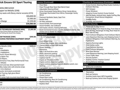 Used 2024 Buick Encore GX Sport Touring w/ Advanced Technology Package FWD image 7