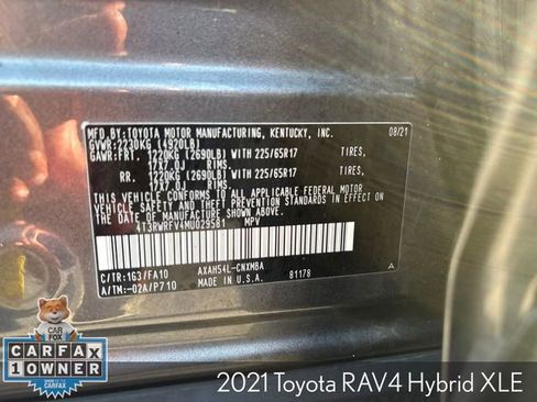 Used 2021 Toyota RAV4 XLE w/ Convenience Package AWD/4WD image 33