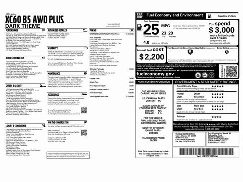 Used 2023 Volvo XC60 B5 Plus w/ Protection Package Premier image 2
