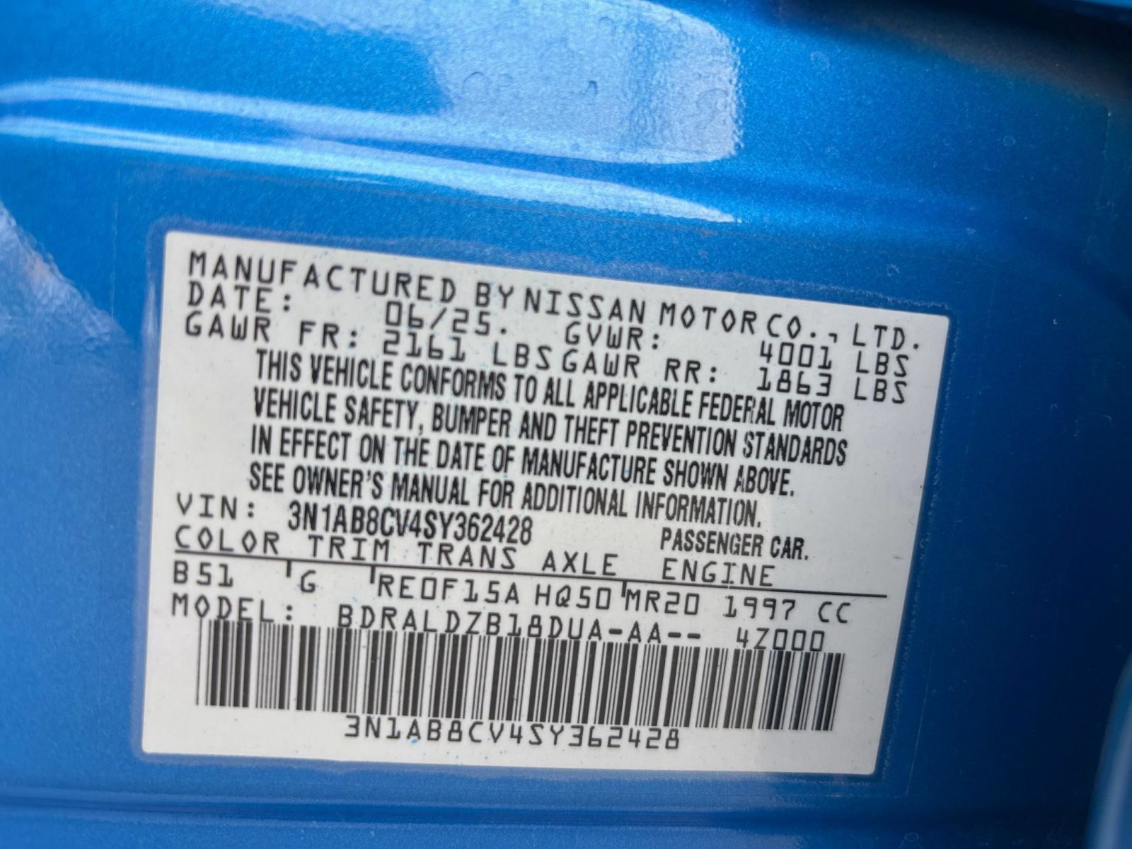 Used 2025 Nissan Sentra SV FWD image 26