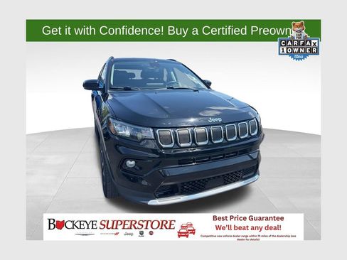 Certified 2022 Jeep Compass Limited AWD/4WD image 1