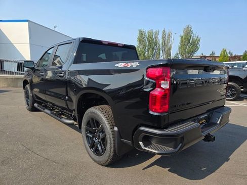 New 2025 Chevrolet Silverado 1500 Custom w/ Turbomax Blackout Package AWD/4WD image 3