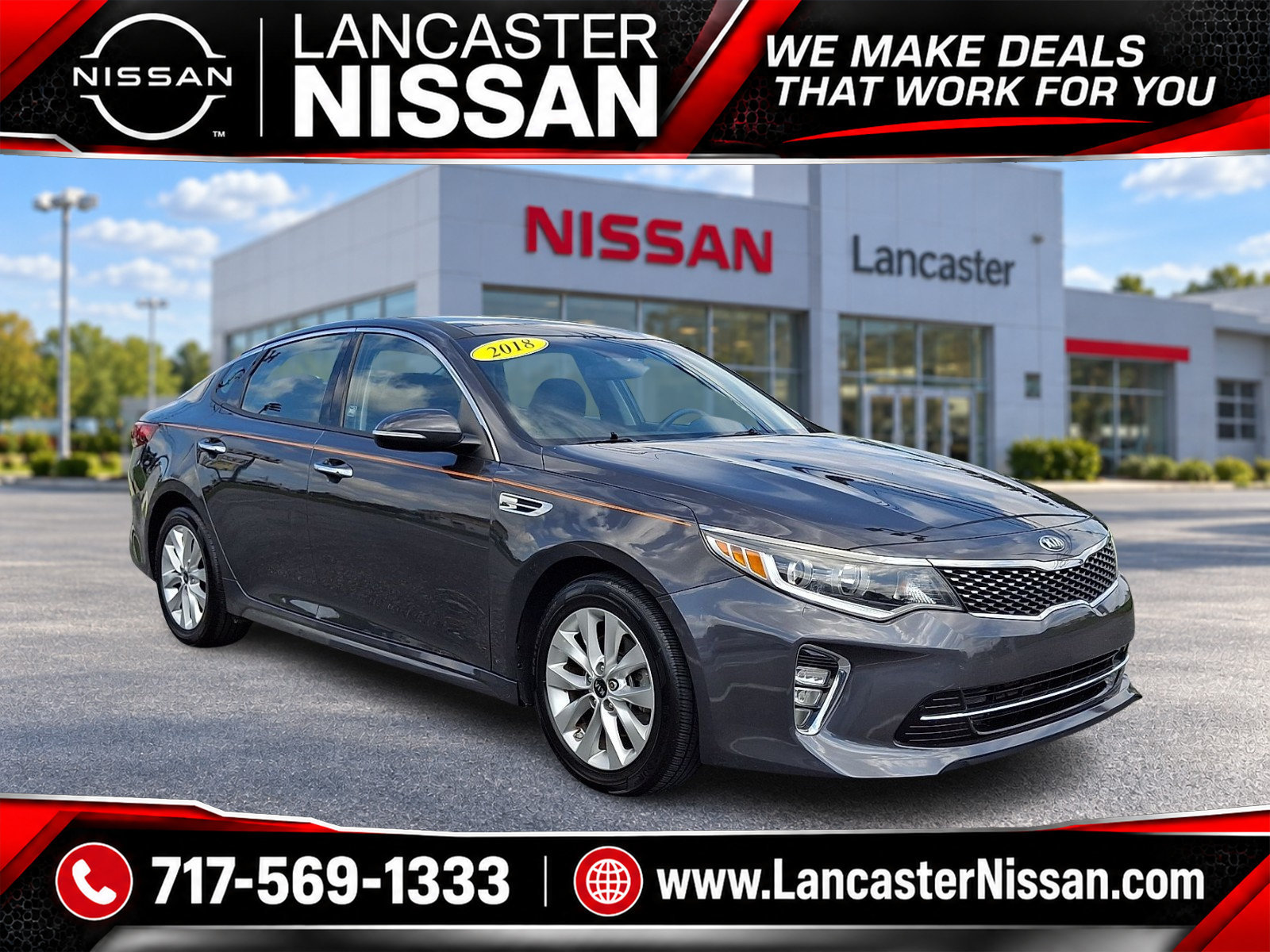 Used 2018 Kia Optima S w/ Panoramic Sunroof Package FWD image 1