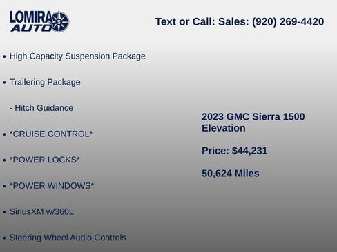 Used 2023 GMC Sierra 1500 Elevation w/ X31 Off-Road Package AWD/4WD image 11