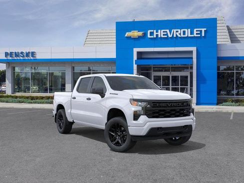 New 2026 Chevrolet Silverado 1500 Custom w/ LPO, Dark Essentials Package RWD image 1